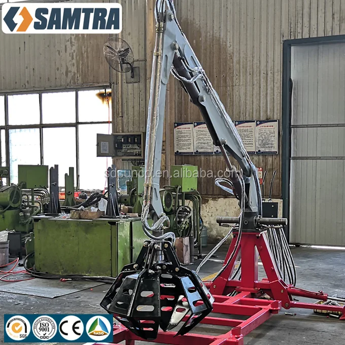 SAMTRA Mini Grabber for the Palm Fruit Farm, Grab Crane Collecting Palm ...
