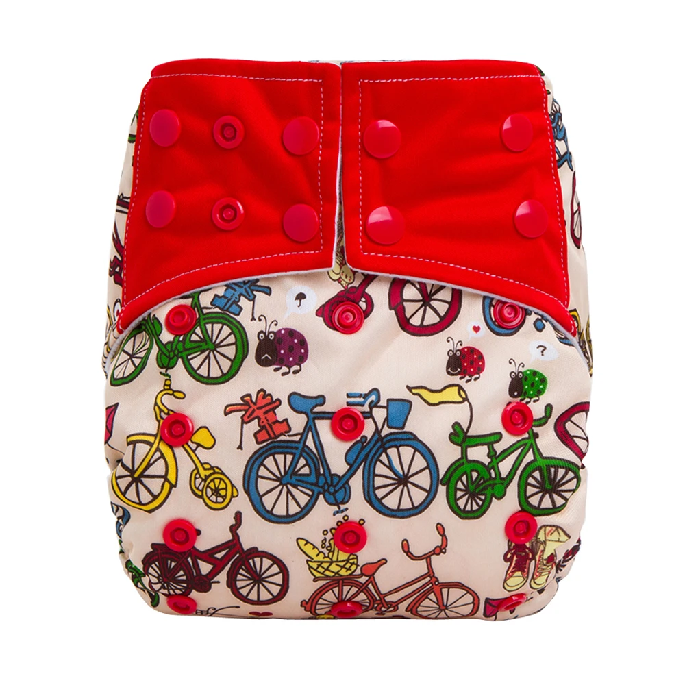 
Ananbaby one size fits all cloth diaper AIO adjustable reusable nappy 