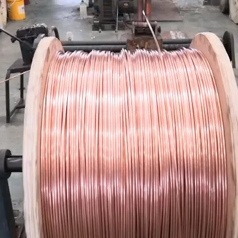 8mm copper clad aluminum rod with 15H 15A 35% copper content - ANKUX.COM