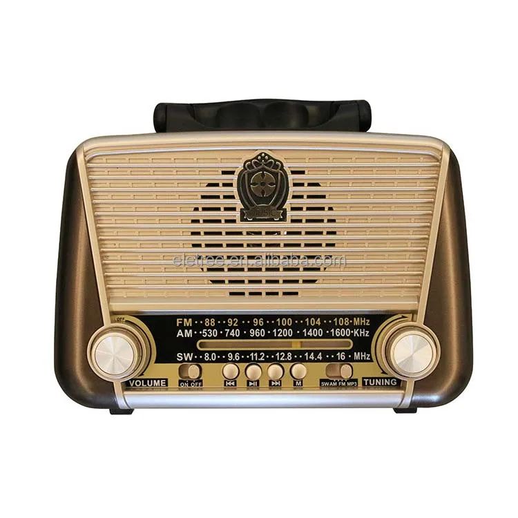 Retro Vintage Transistor Radio R-3166Bt - Rechargeable FM
