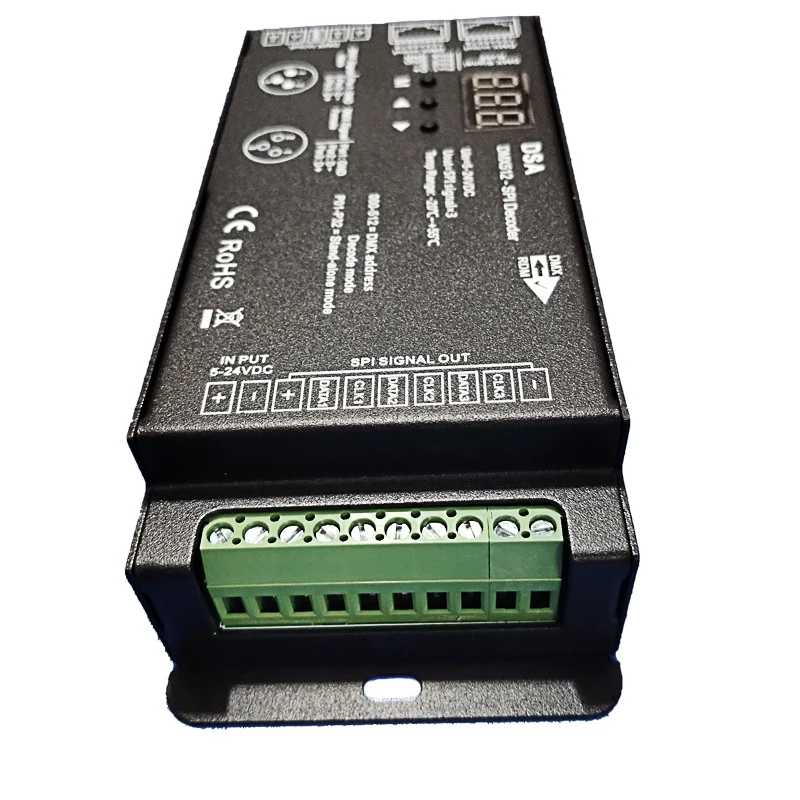 Led Dmx Decoder 2801 Led DMX512/1990 SPI Decoder DMX Converter DSA DS-L Universal Digital ...