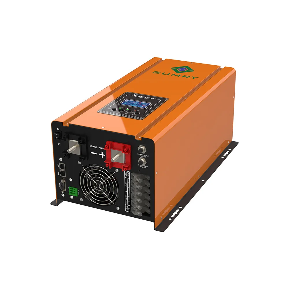 1KW 2KW 3KW 4KW 5KW 6KW DC 12V 24V 48V AC 220V 50HZ LCD display low frequency pure sine wave inverter with charger