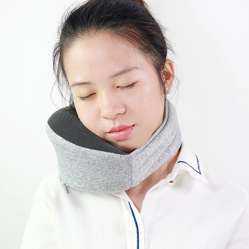 Unique 360 Head & Shoulder Support Airplane Neck Scarf Foam Neck Pillow