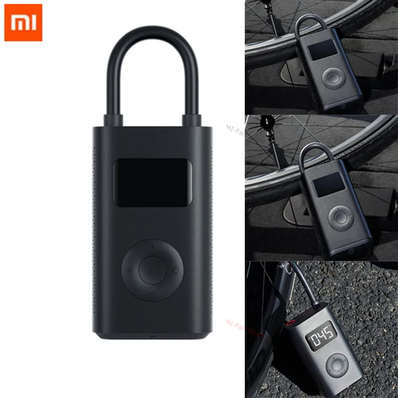 
Xiaomi Mijia Portable Smart Digital Tire Pressure Detection Electric Inflator Pump for Bike Motorcycle Car Football 