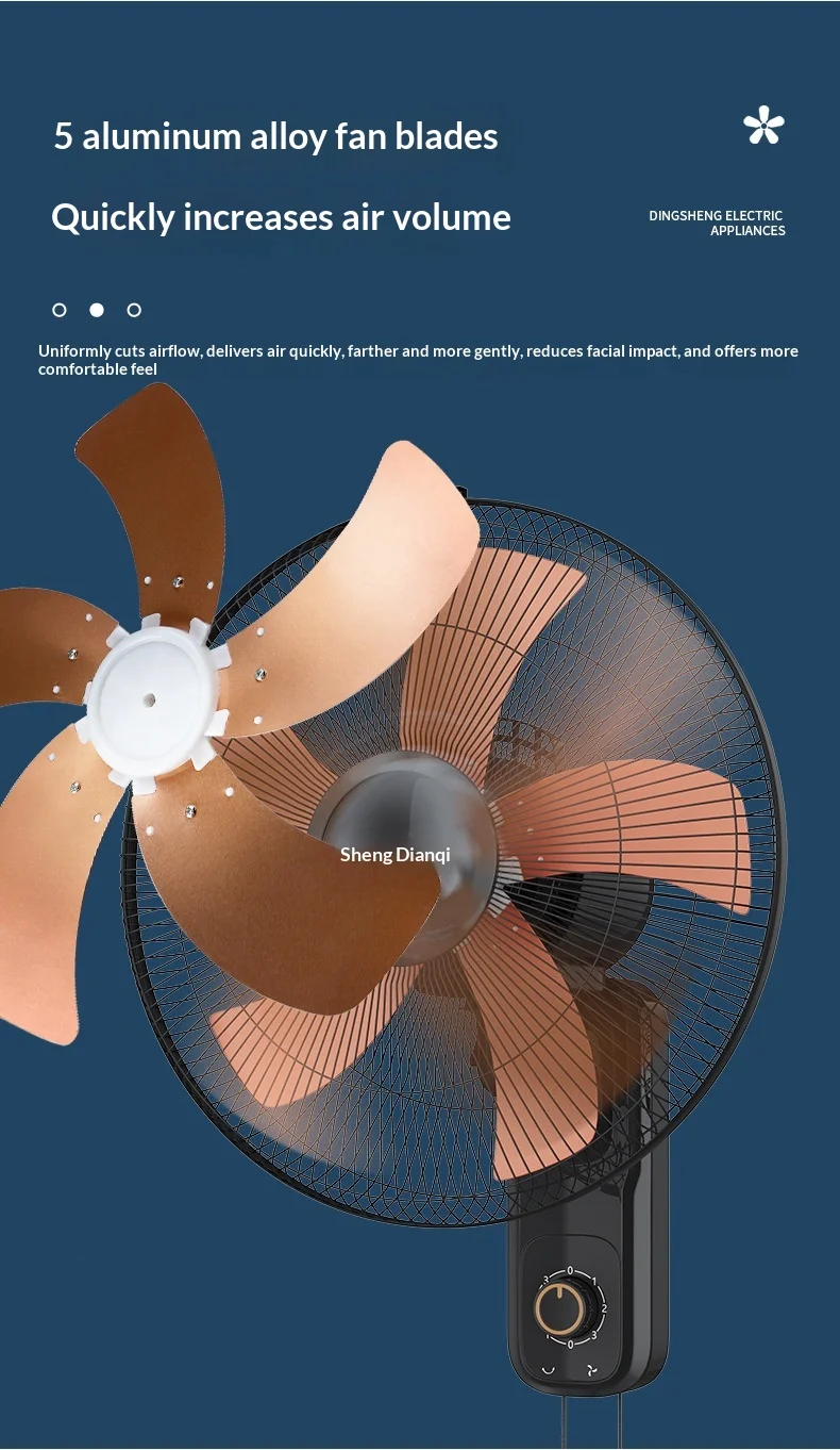 Wall Fan, 110V, 16-Inch, 30W - detail 12