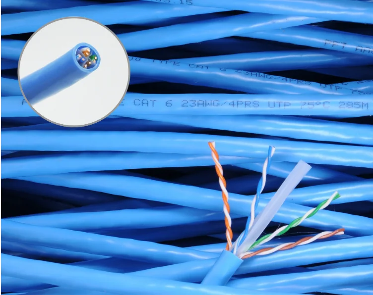 Câble CAT6 du chat 5 de connecteurs de ftp d'UTP de réseau d'ADTEK dans la mise en réseau