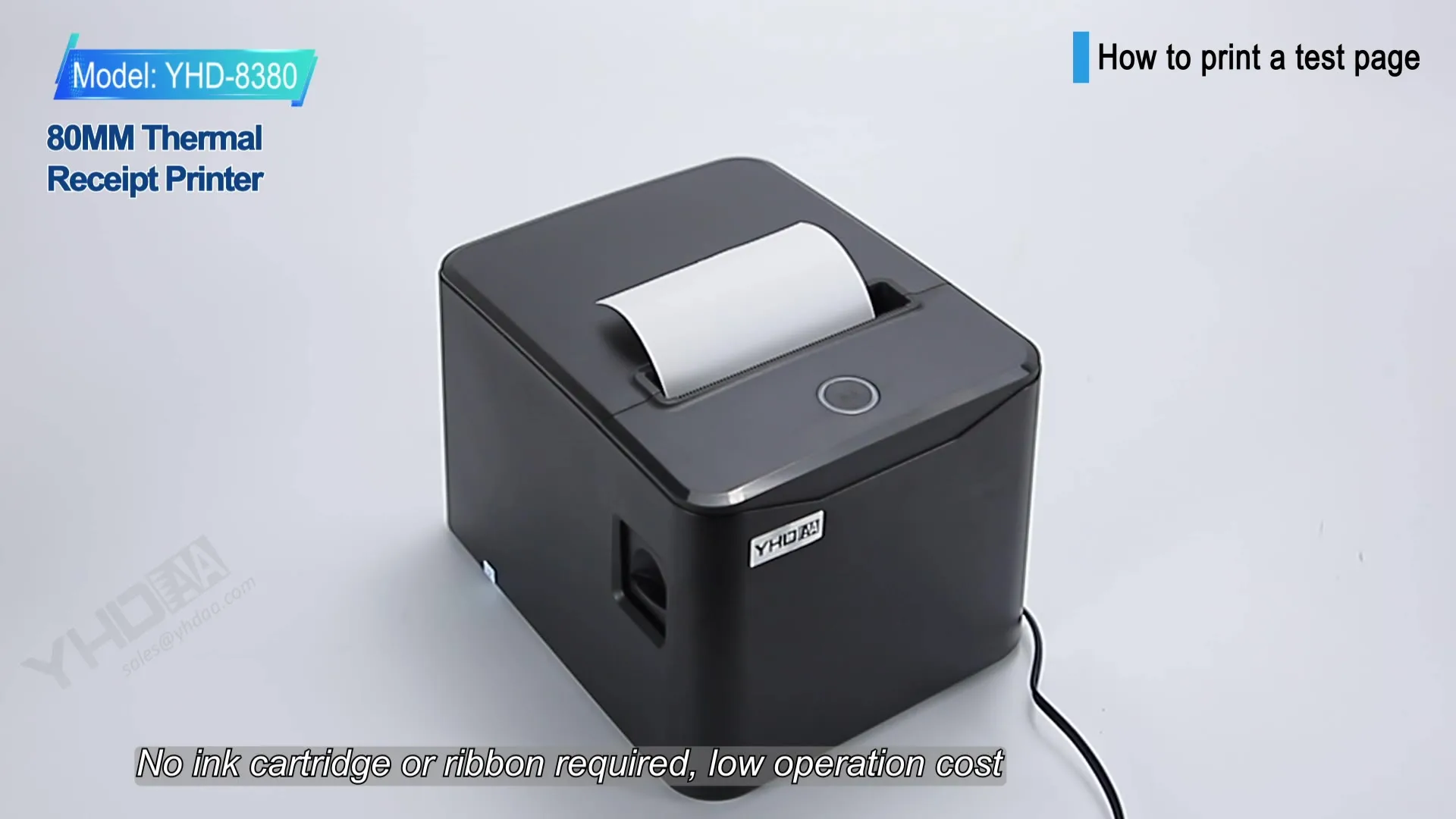 YHD-8380 High Speed Thermal Receipt Printer - 260mm/s