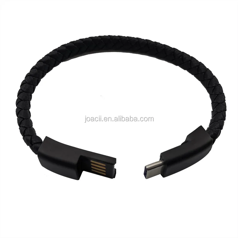 Fashion Wrist 316L Stainless Steel Android USB Charging Bracelet