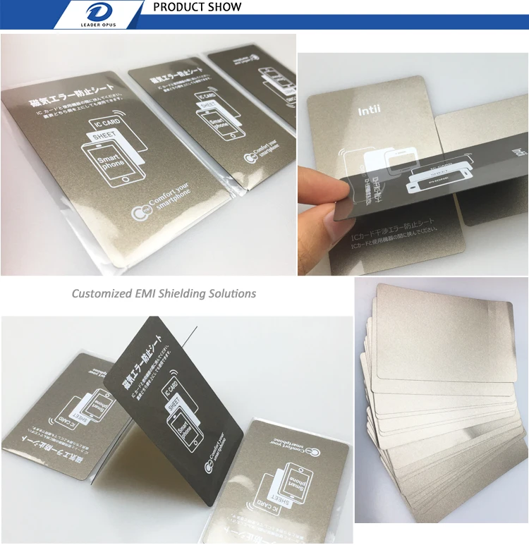 High quality absorbing material EMI wave absorber material for bus card