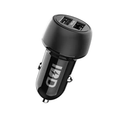 IBD multifunction charger 2 type c 12W Dual Port Smart Car Charger for cell mobile phone