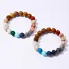 Universe Premium Space Planets Solar System Natural Stone Beads Bracelet Bangle for Women Men Gift Chakra Yoga Bracelet Jewelry