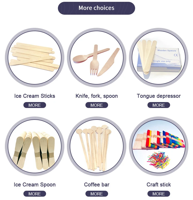 Birch wood round wooden dowel round wood stick candy pop stick
