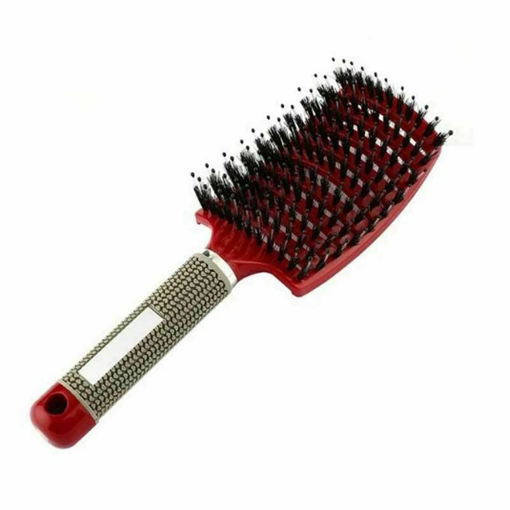 Professional Hair Comb hair Brush Women paddle brush with Bristle&Nylon Salon Styling Hairdressing Tools.jpg