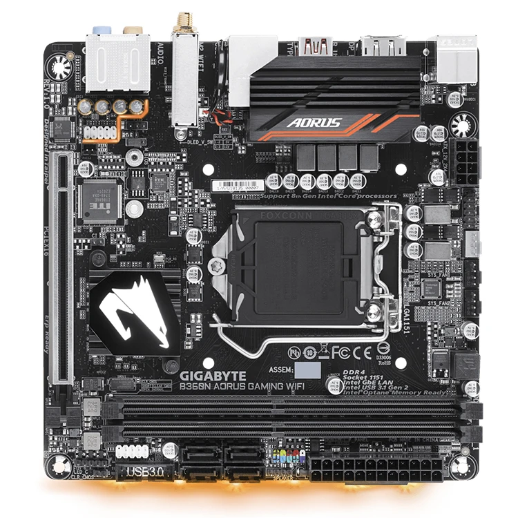 Gigabyte B360n Aorus Gaming Wifi Itx Motherboard With Intel B360
