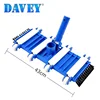 14" Flexible Spa and Pool Vacuum Head with side brush, Great for Cleaning Debris from Pool Floors and pool corner clean