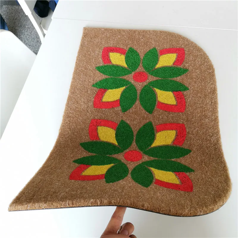 Made In China Entrance Plain Coir Door Mats Personalised Custom Printed