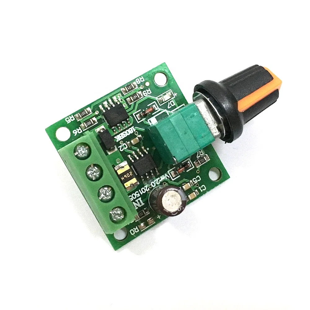 Taidacent 3-15v 2a Pwm Dc Motor Controller Switch Speed Regulator ...