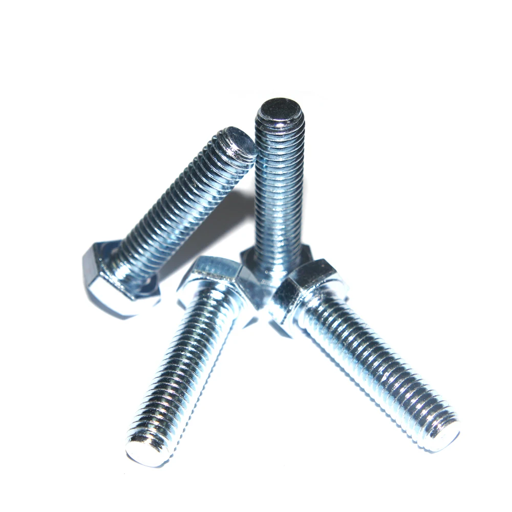 
full thread zinc galvanized hex bolt 