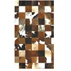 Leather Carpet Cow Hide Patchwork Cowhide Carpet Rug