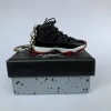 The hottest jordan 11 3D keychain black and white for sale