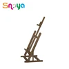 Floor display collapsible wooden artist tripod easels
