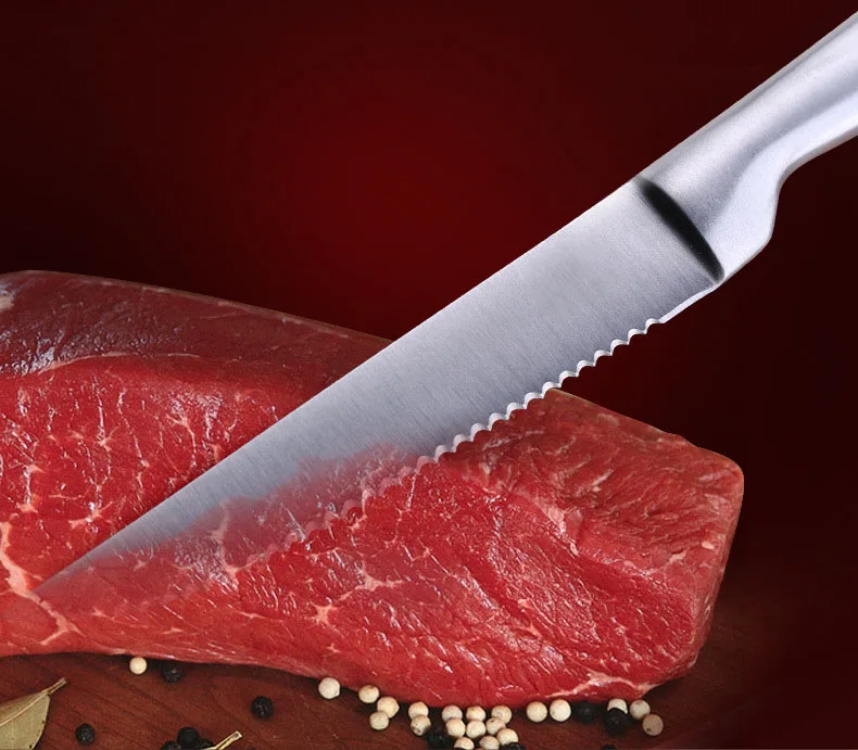 热销不锈钢3cr13哑光抛光牛排刀经典菜刀 - buy classic steak knife