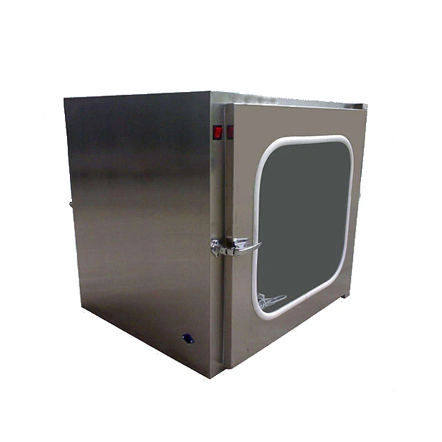 Lost cost easy instal cleanroom medical air shower vhp sterilizer UV light dynamic pass box