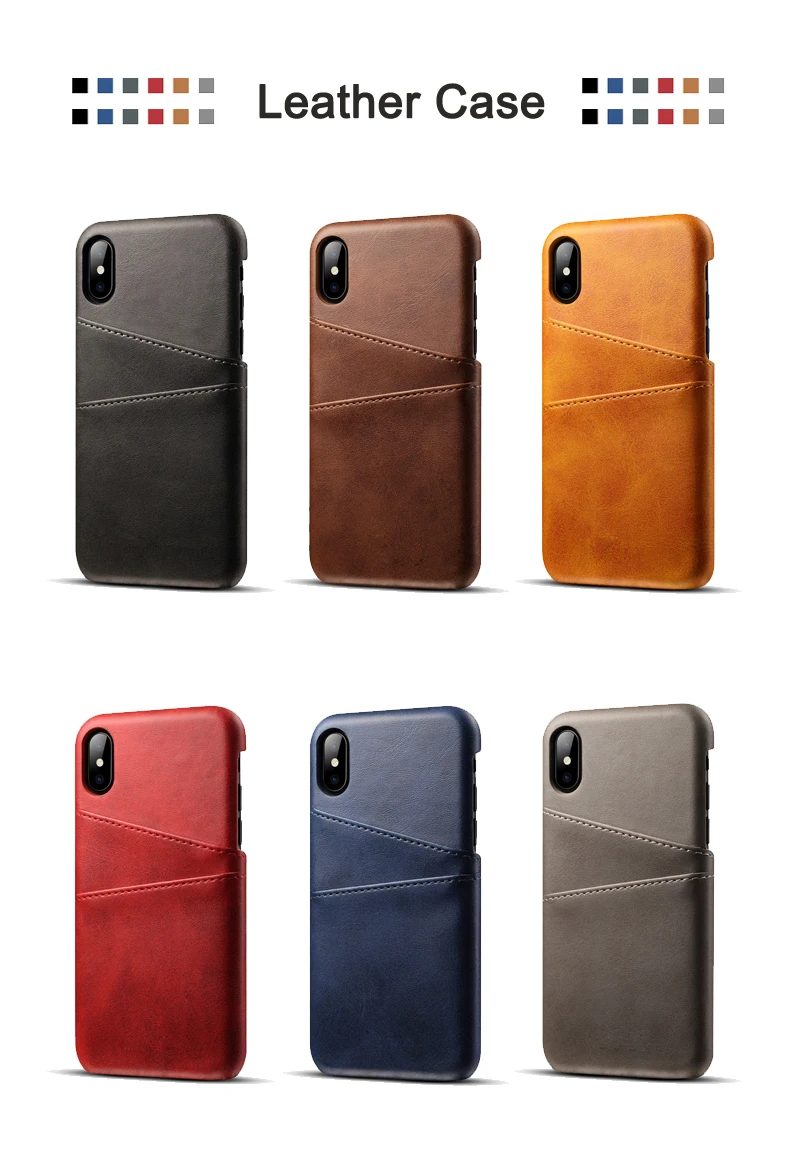 high quality PU leather cell phone case for iPhone X/Xs case phone cover