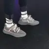 Fashion mens reflective yeezy 3M sock street sports fancy men socks