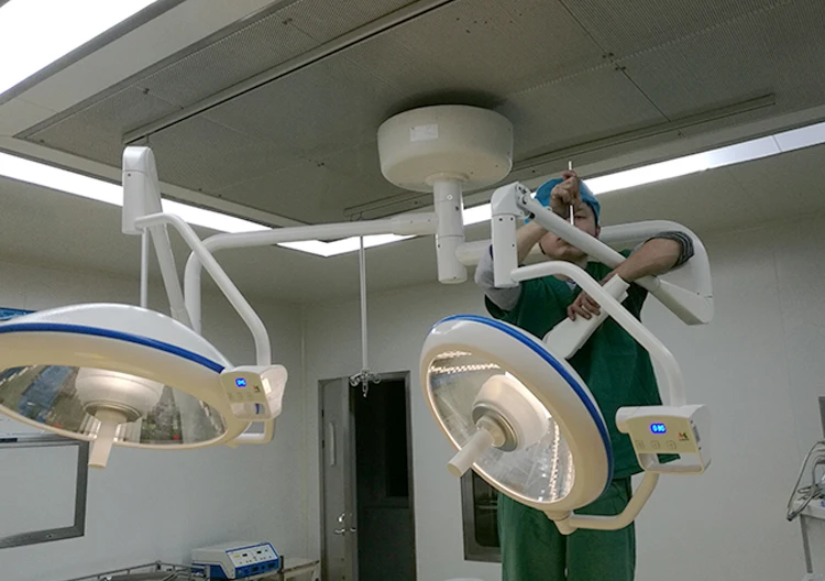 MICARE E700/700 Overall Double Dome LED Ceiling Surgical Light LED Operating Light LED OT Light details