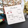 VRIUA New Fashion Girls Love Smile Face Punk Earrings Women Earrings