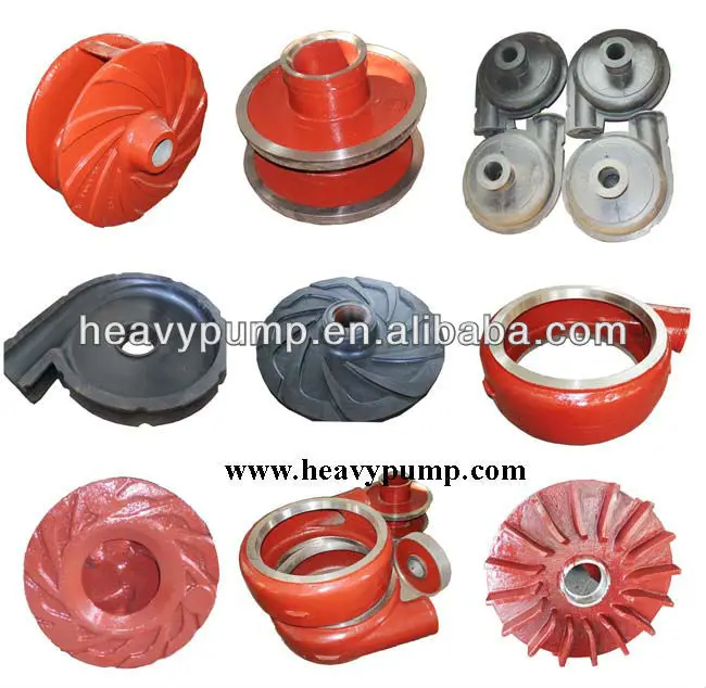 All spare parts for warman pump
