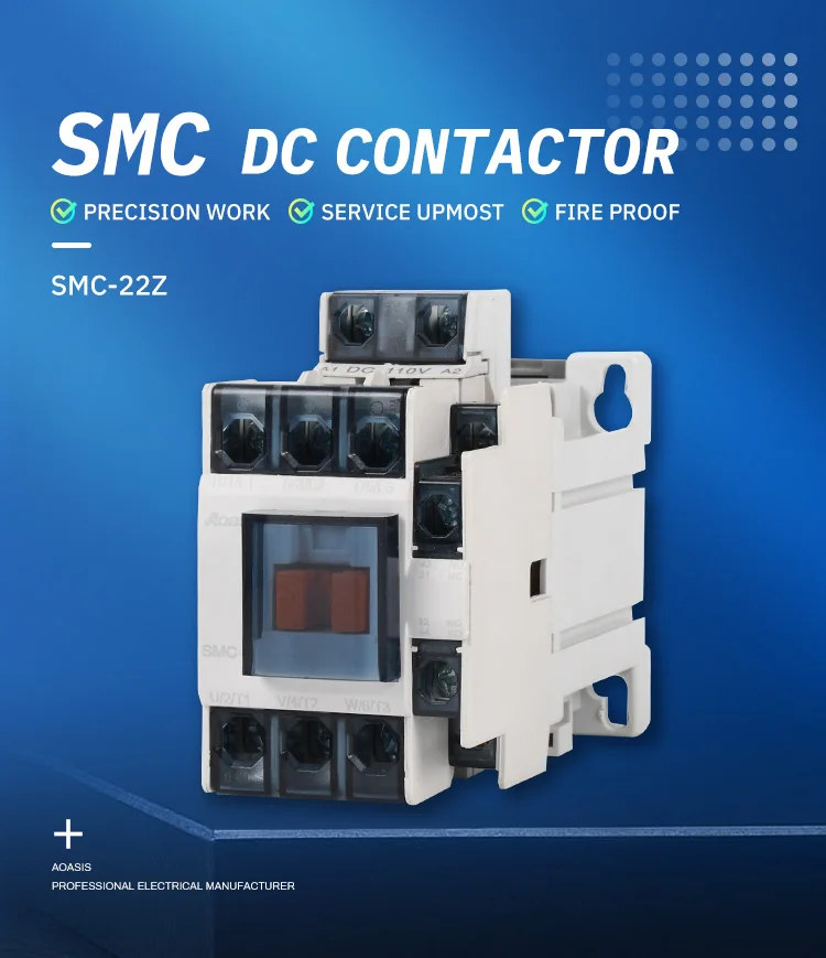 SMC-18Z Contactor - 18A, 24V DC, 380V Main Circuit Rating