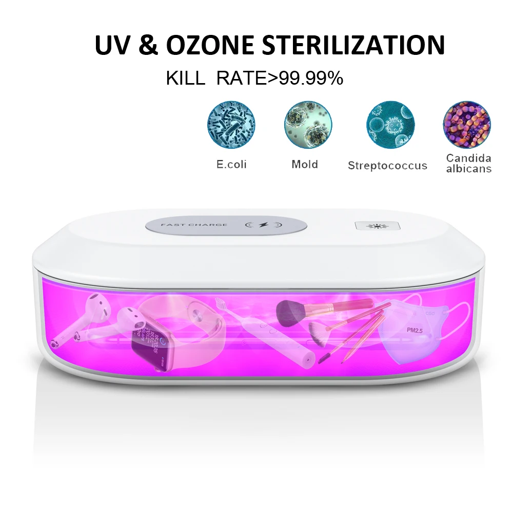 Portable Mini 99 Kill Bacteria Uvc Led Light Uv Sterilizer Mobile Cell