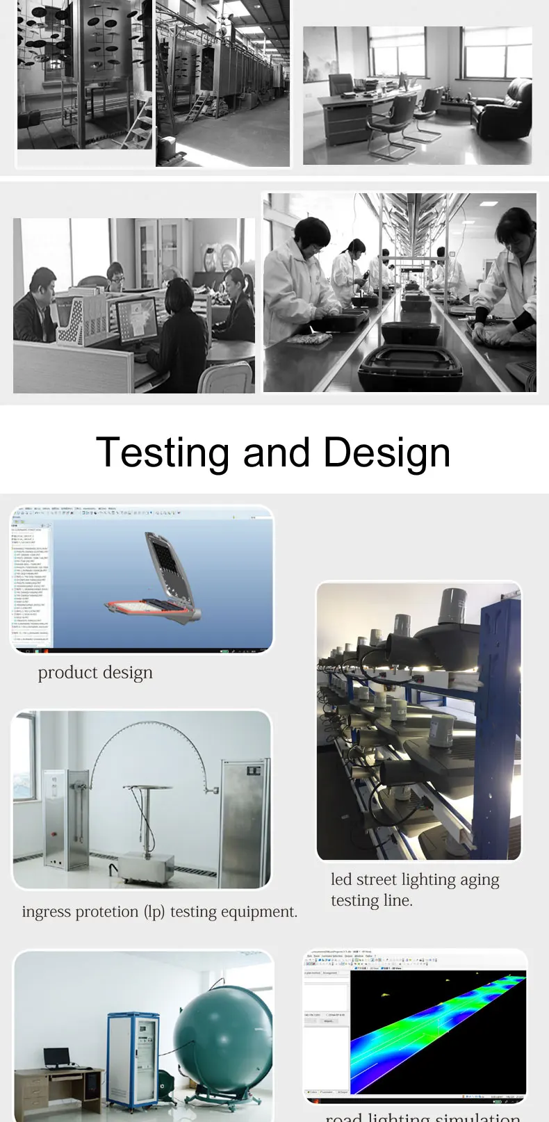 Die casting aluminum waterproof 66 with 5years warranty urban lighting led garden lighting led road lighting