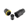 m12 4pin male near panel mount connector D coding