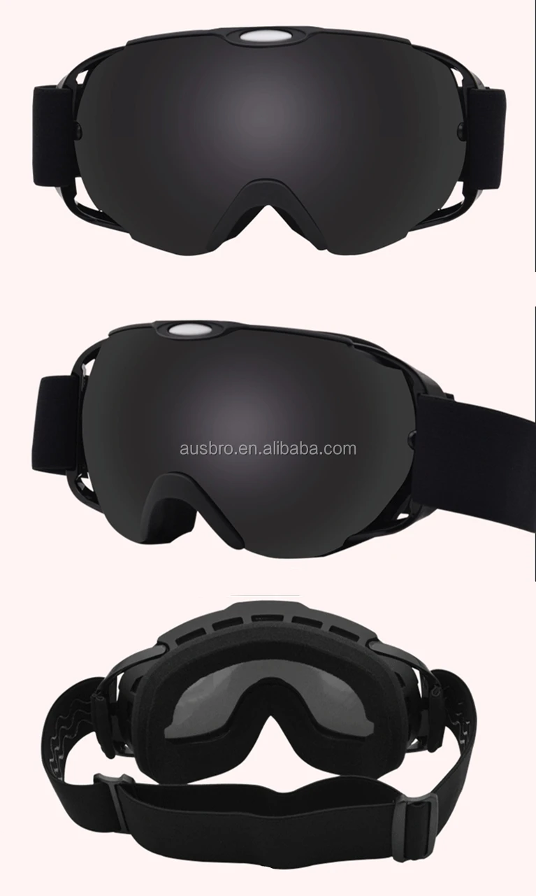 Ski Goggles Detachable Dual Layer Antifog Windproof Lens 100 Uv400