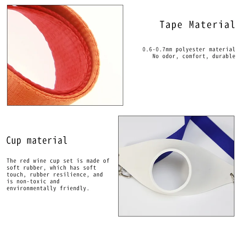 Festival Custom Wine Glass Holder Hand Free Lanyard Buy Wine Glass