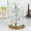 2019 High Quality Home Office Decoration Glass Craft Microlandscape Best Gift Lovely Cartoon Snowman Christmas Decoration