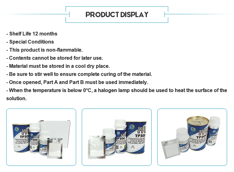 Eli-flex Conveyor Belt Repair Paste - High Adhesion