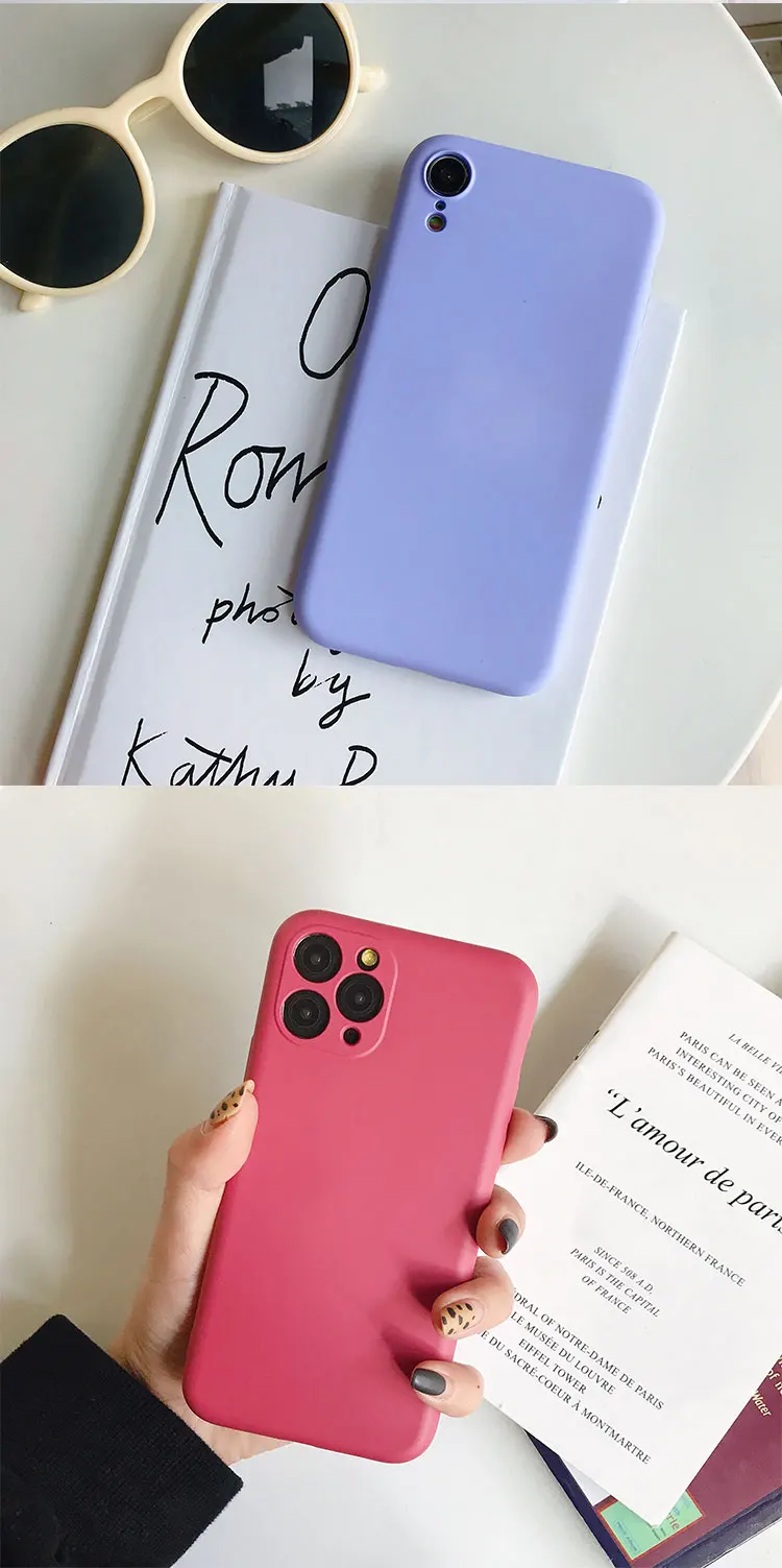 Tschick Soft Liquid Silicone Case For Iphone 11 Pro Max 8 Plus