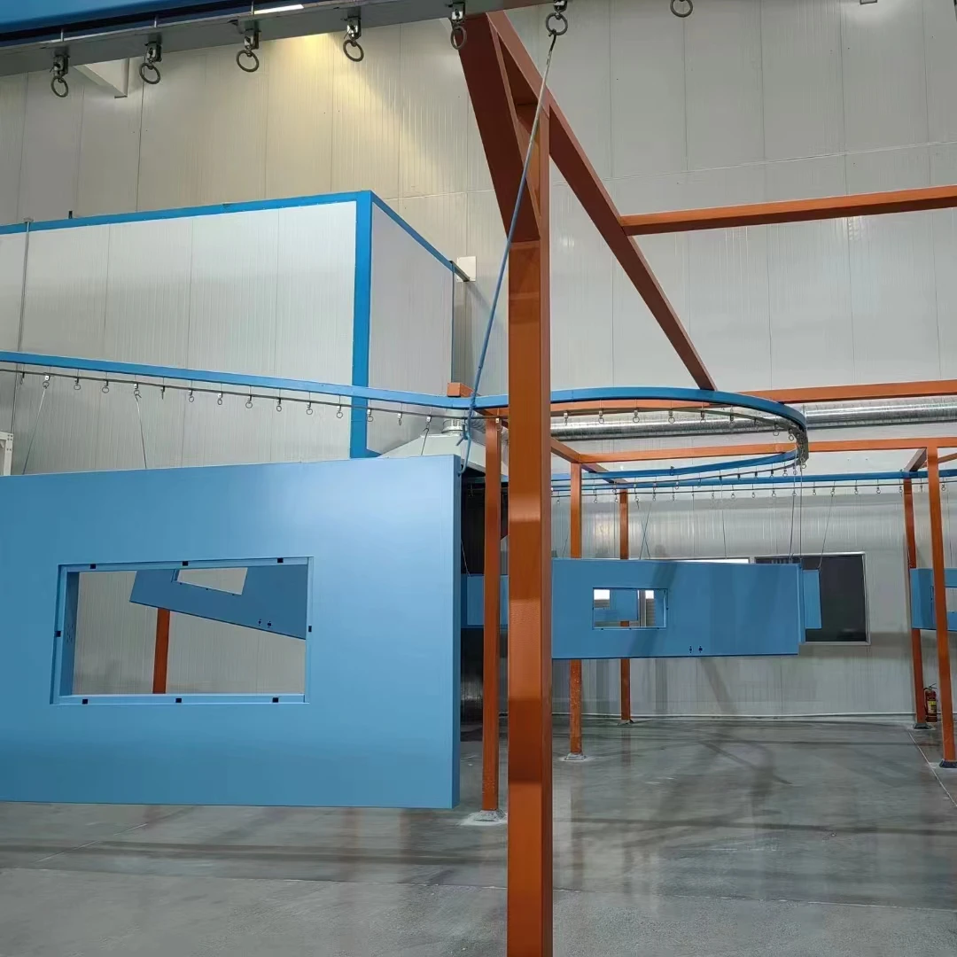Automatic Electrostatic Spraying Assembly Line For Iron Door - Buy ...