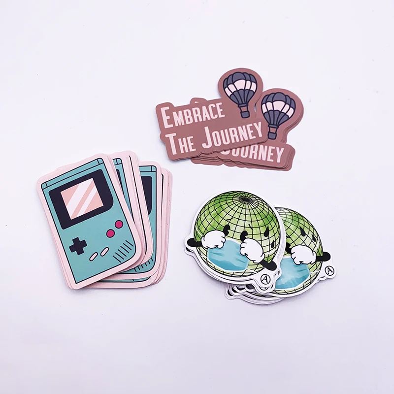 
Wholesale Custom Printing Die Cut Sticker Private Logo Promotional Vinyl Sticker 