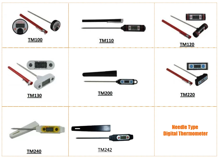 Needle type thermometer