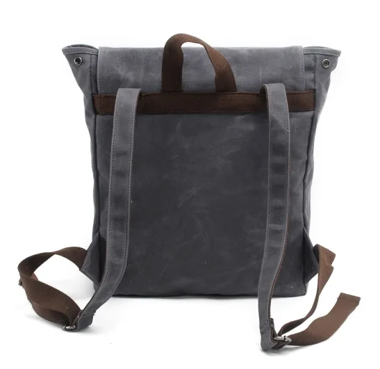 mochilas Wholesale Factory Design Leather Waterproof Canvas School Unisex Backpack Travel Backpack