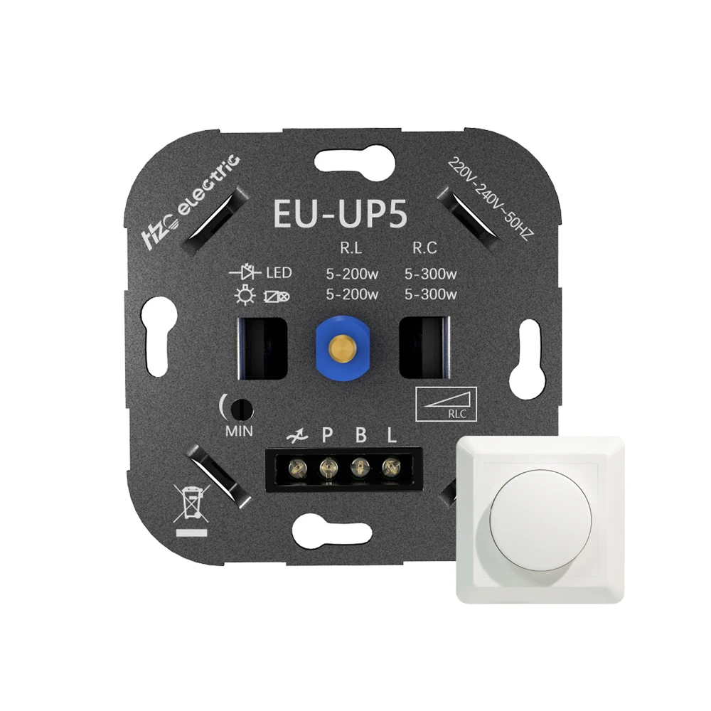 EU 220V 300W Universal Controller Manual Auto Detect Leading and Trailing Edge Dimmer Switch For Led Lights