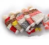 Wholesale Korean Version Cute High Quality Roll Edge Thickening Mixed Color Three Balls Knit Hat