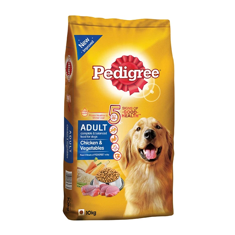 Custom Food Grade Plastic Bag Big 10kg 15kg 20kg Pet Dog Treats Feed