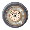 13 inch round slient red customised wall watch clock