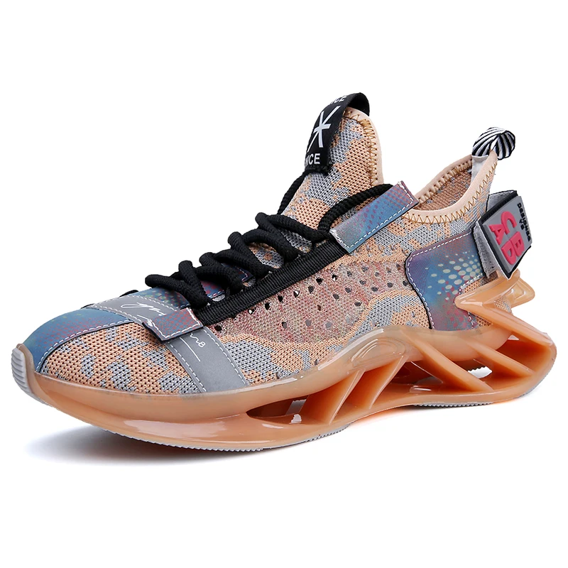 
Brand Design Fashion Sneakers Men Shoes Blade Bottom Sneakers Casual Shoes Support 